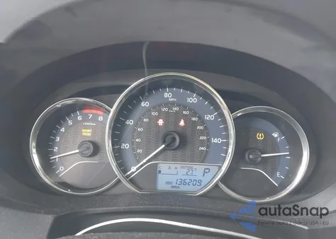 2016 Toyota Corolla Le из США, поврежденный, VIN 2T1BURHE9GC536530